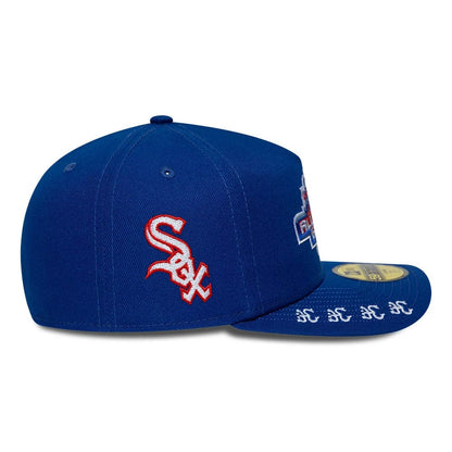 Pictured is this MLB All Star Game Chicago White Sox 59FIFTY A-Frame Fitted cap in blue. 5