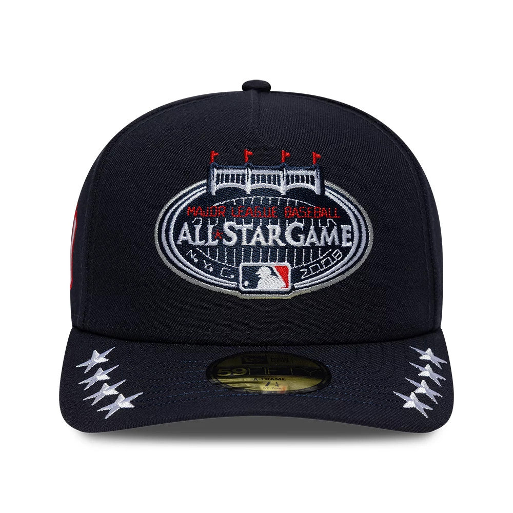Pictured is this MLB All Star Game New York Yankees 59FIFTY A-Frame Fitted cap in navy. 3
