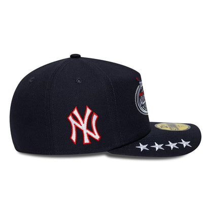 Pictured is this MLB All Star Game New York Yankees 59FIFTY A-Frame Fitted cap in navy. 5