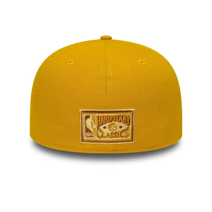 Pictured is this NBA LA Lakers 59FIFTY A-Frame Fitted cap in gold. 5