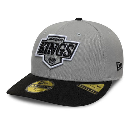 Pictured is this NHL Champions LA Kings 59FIFTY Fitted cap in grey. 4