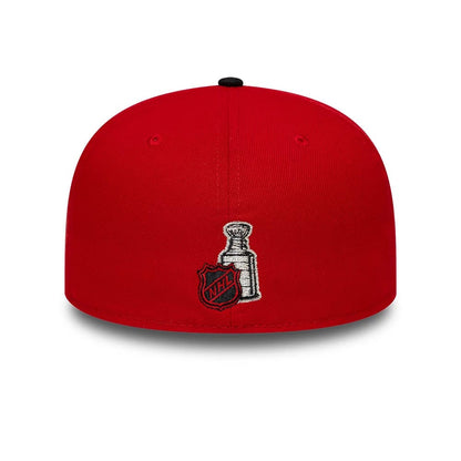 Pictured is this NHL Champions Chicago Blackhawks 59FIFTY Fitted cap in black. 5