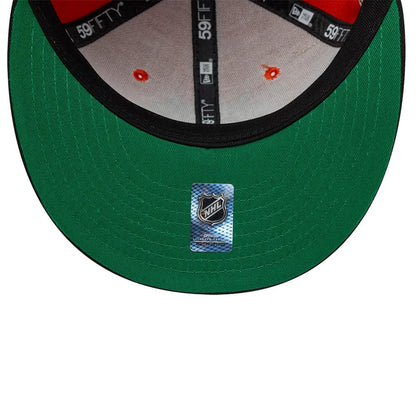 Pictured is this NHL Champions Anaheim Ducks 59FIFTY Fitted cap in orange. 2