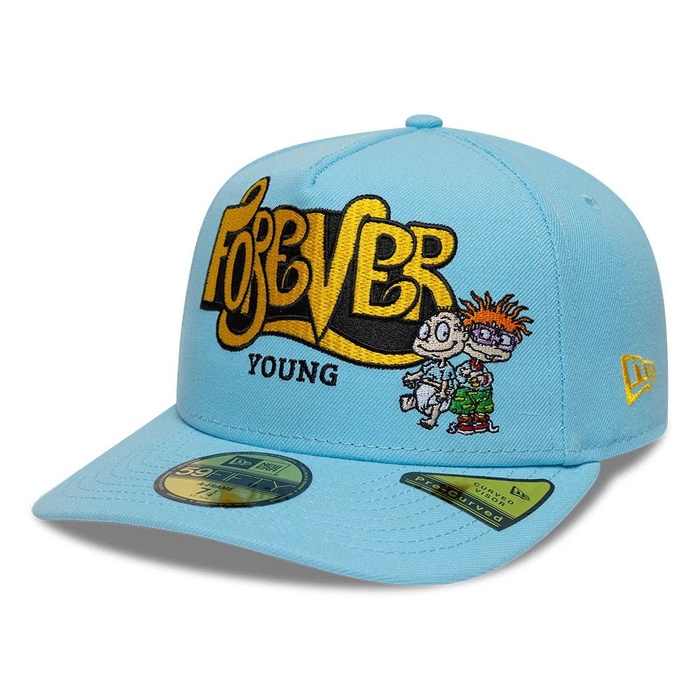 Pictured is this Rugrats Forever Young 59FIFTY A-Frame Fitted cap in pastel blue. 4