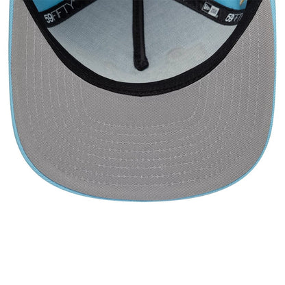 Pictured is this Rugrats 59FIFTY A-Frame Fitted cap in pastel blue. 2
