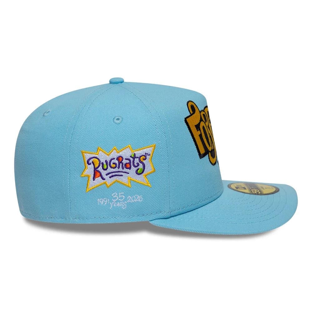 Pictured is this Rugrats 59FIFTY A-Frame Fitted cap in pastel blue. 6