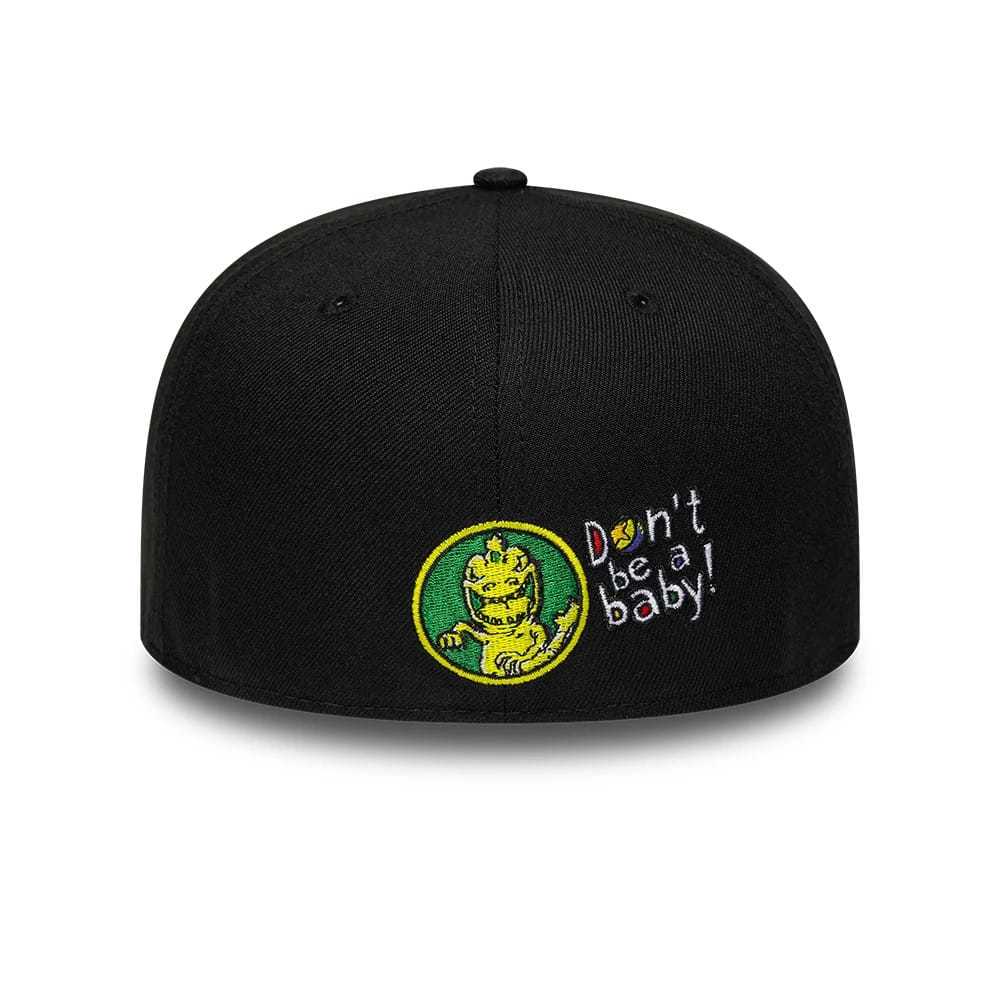 Pictured is this Rugrats 59FIFTY A-Frame Fitted cap in black. 5