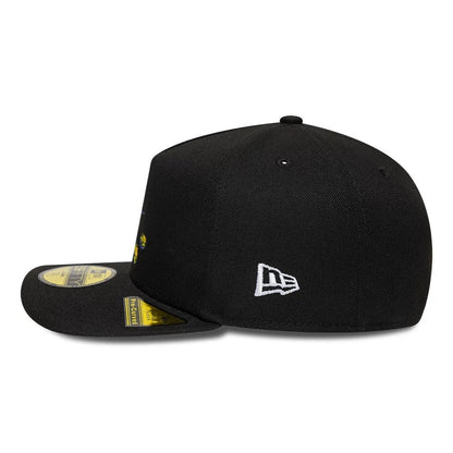 Pictured is this Rugrats 59FIFTY A-Frame Fitted cap in black. 6