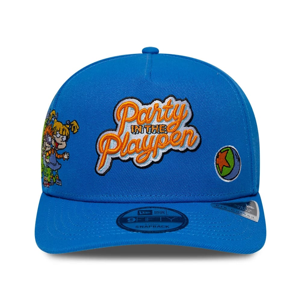 Pictured is this Rugrats 9FIFTY A-Frame Snapback cap in blue. 3