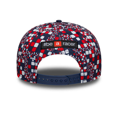 Pictured is this Aprilia Replica Marco Bezzecchi Silverstone Race Special 9SEVENTY Stretch Snap cap in blue. 5