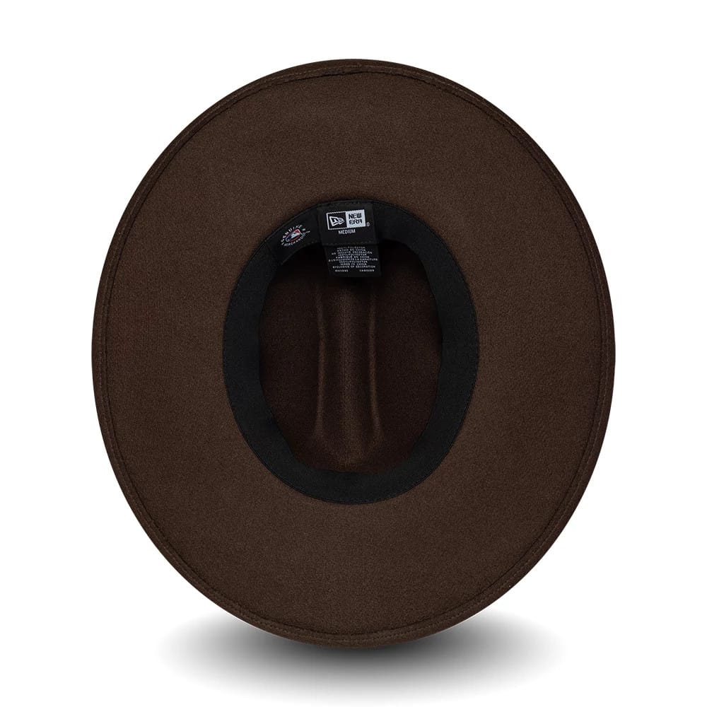 Pictured is this MLB New York Yankees Wide Brim Fedora Cowboy hat in dark brown. 7