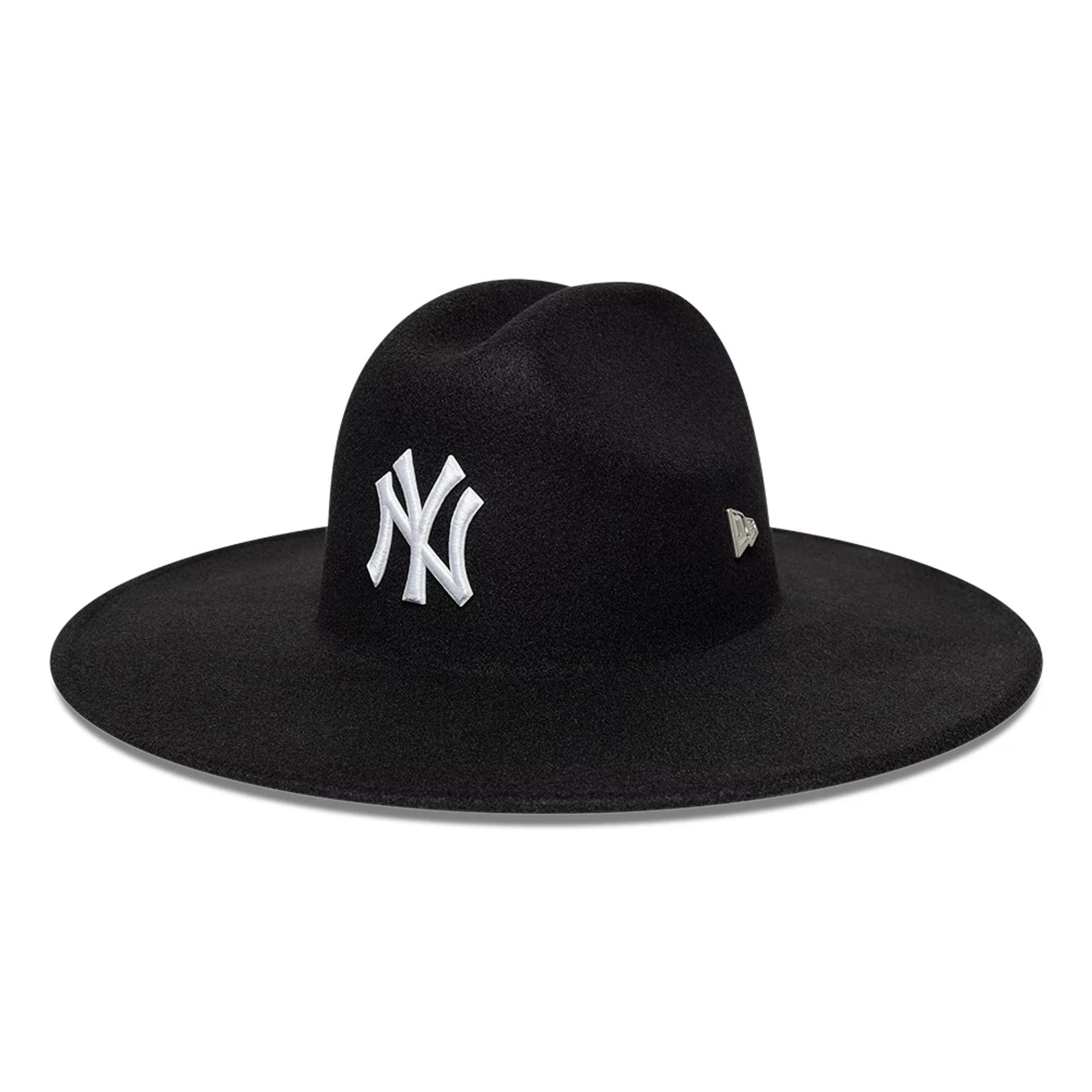 Pictured is this MLB New York Yankees Wide Brim Fedora cap in black. 1