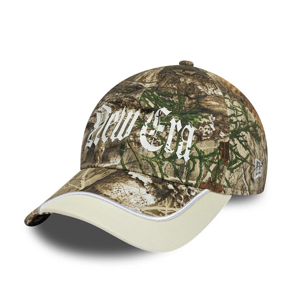 Pictured is this New Era Real Tree 9TWENTY cap in assorted print. 3