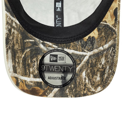 Pictured is this New Era Real Tree 9TWENTY cap in assorted print. 7