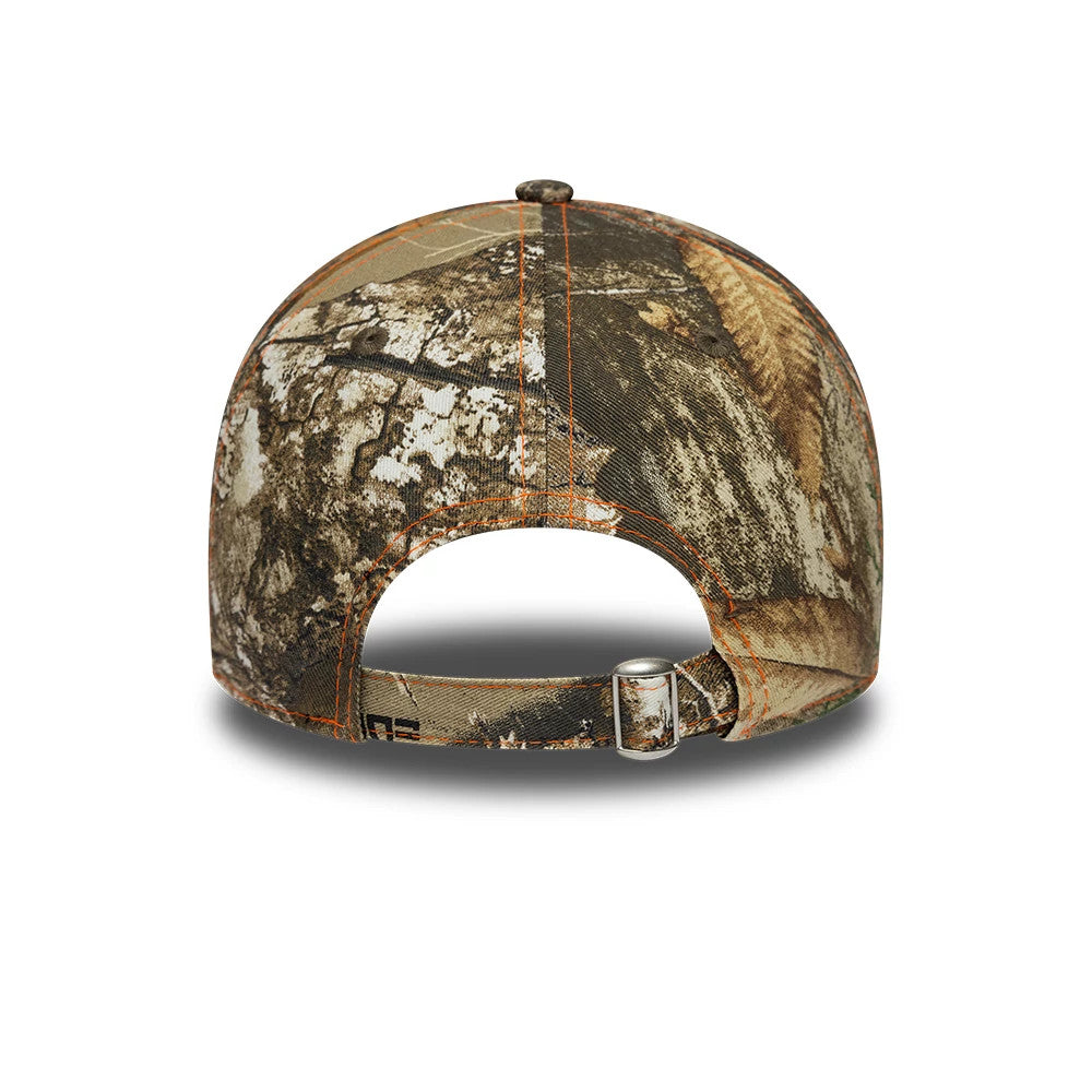 Pictured is this New Era Real Tree 9TWENTY cap in assorted print. 7