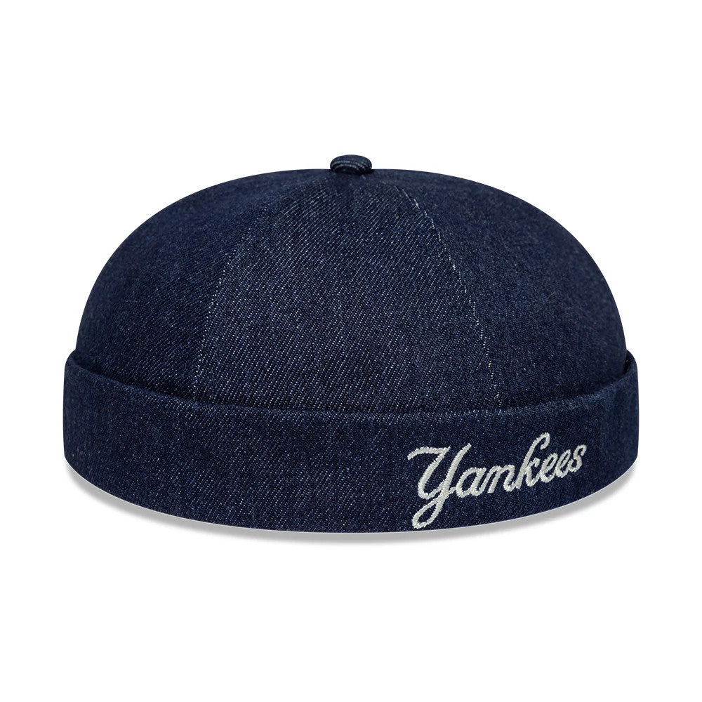 MLB Denim Skully New York Yankees Navy Docker Cap | NEC EU