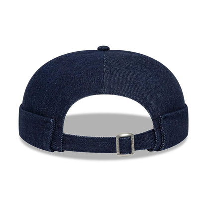 Pictured is this MLB Denim Skully New York Yankees Docker cap in navy. 4