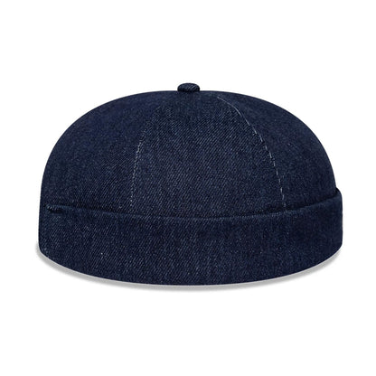 Pictured is this MLB Denim Skully New York Yankees Docker cap in navy. 7