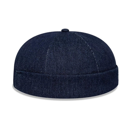 Pictured is this MLB Denim Skully New York Yankees Docker cap in navy. 11