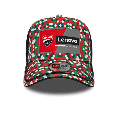 Pictured is this Replica Mugello Race Special Ducati 9FORTY A-Frame cap in multi. 4