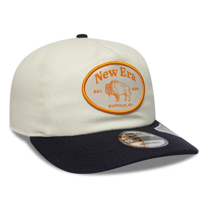 Pictured is this New Era Buffalo 19TWENTY cap in cream. 3