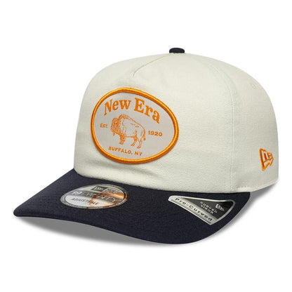 Pictured is this New Era Buffalo 19TWENTY cap in cream. 1