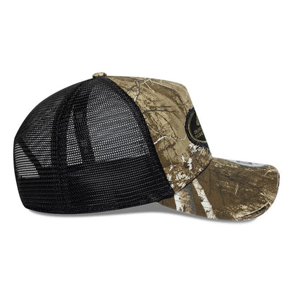 Pictured is this New Era Heritage Patch 9FORTY A-Frame Trucker cap in Realtree camo. 6