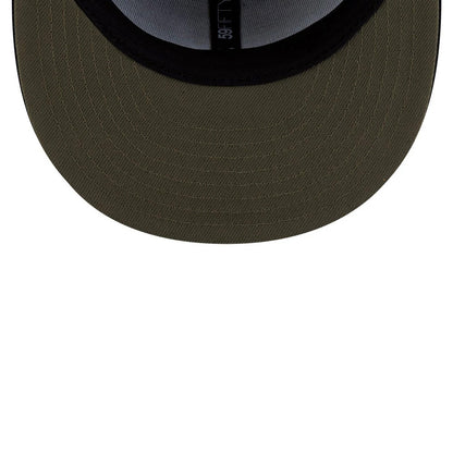 Pictured is this Roji Soccer 59FIFTY Fitted cap in black. 2