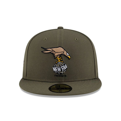 Pictured is this Roji Soccer 59FIFTY Fitted cap in green. 3