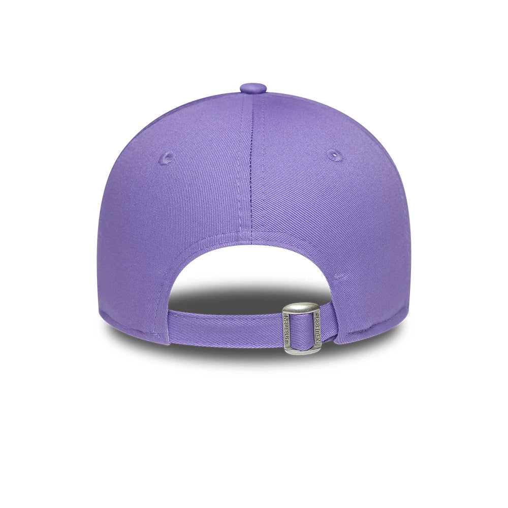 Pictured is this Womens Lacoste X New Era 9FORTY cap in purple. 4