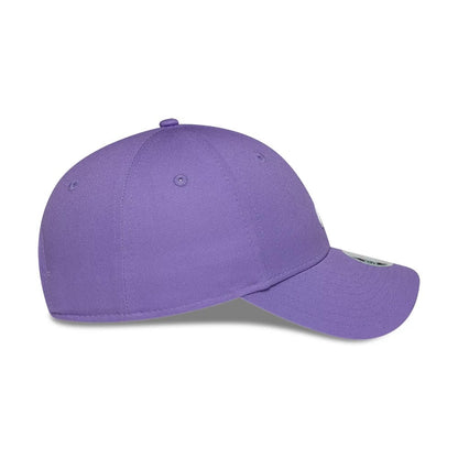 Pictured is this Womens Lacoste X New Era 9FORTY cap in purple. 6