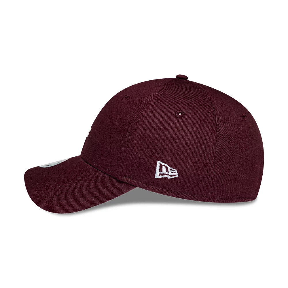 Pictured is this Womens Lacoste X New Era 9FORTY cap in dark purple. 4