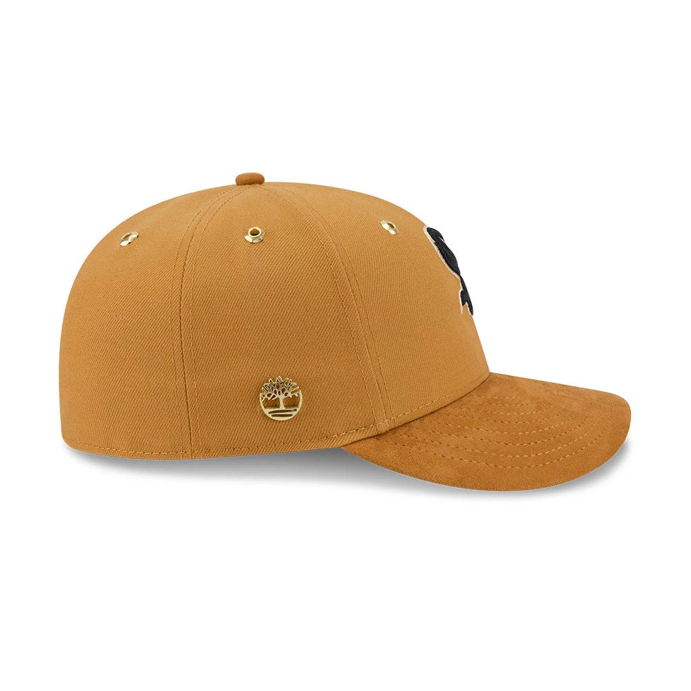 Pictured is this Timberland X MLB Chicago White Sox 59FIFTY Fitted cap in panama tan. 5
