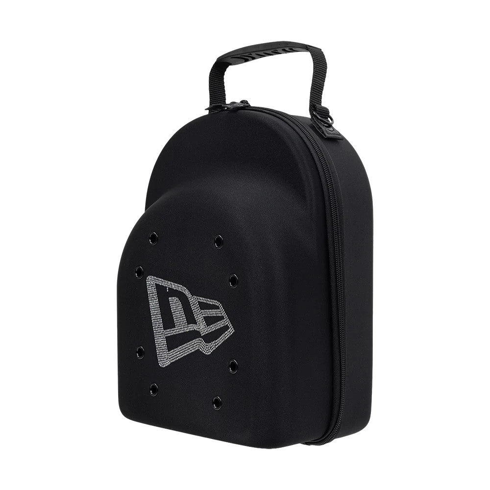 Pictured is this New Era Rhinestone 6Pk 59FIFTY Cap Carrier in black. 1