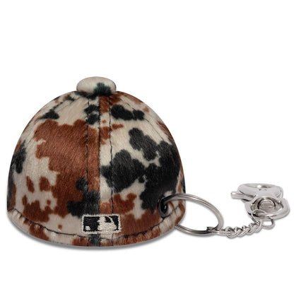 Pictured is this MLB Animal Mini Cap New York Yankees Key Chain in brown. 4