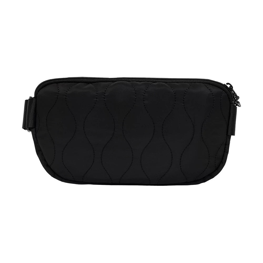 Pictured is this MLB New York Yankees Padded Utility Waist Bag in black. 5