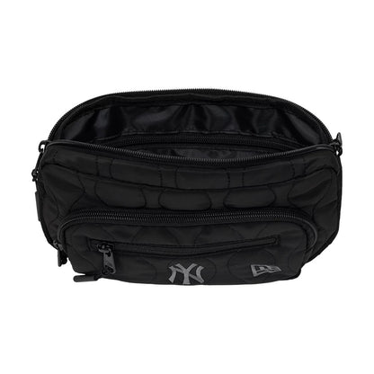 Pictured is this MLB New York Yankees Padded Utility Waist Bag in black. 2