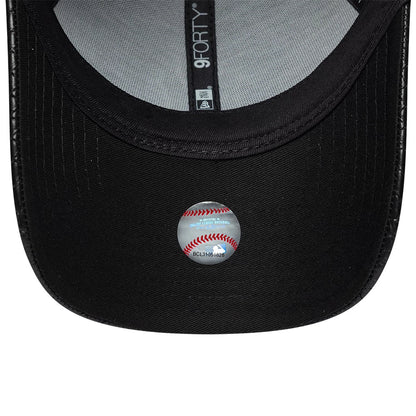 Pictured is this MLB PU Weave New York Yankees 9FORTY cap in black. 5