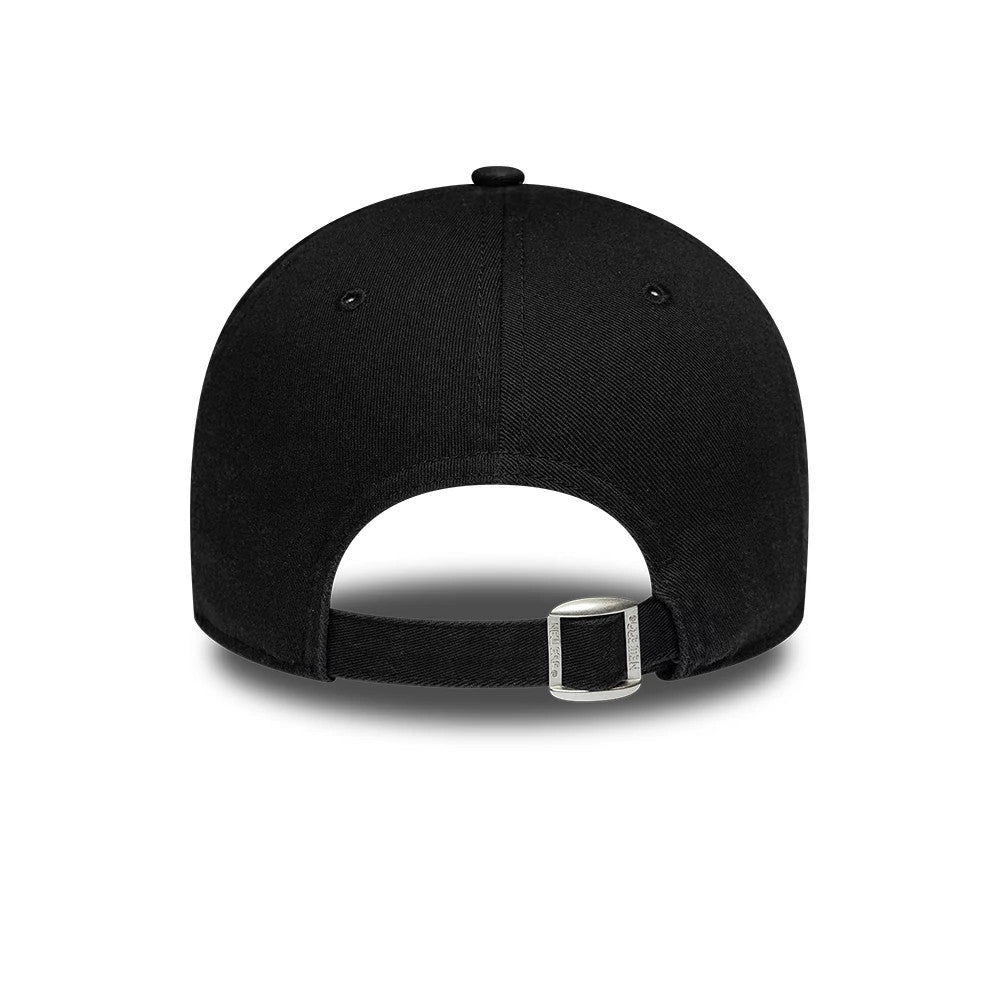 Pictured is this Womens New Era Slogan 9TWENTY cap in black. 4