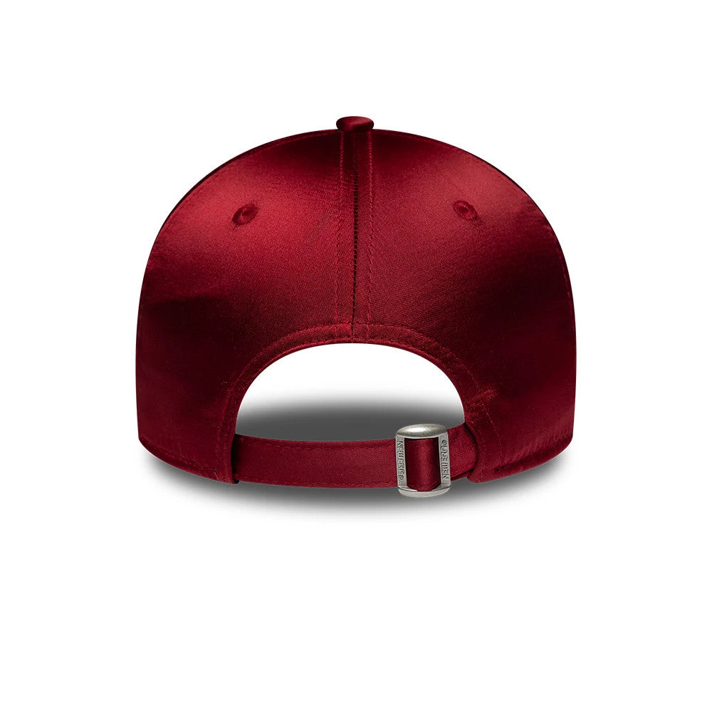 Pictured is this Womens New Era Satin Gem 9FORTY cap in dark red. 4