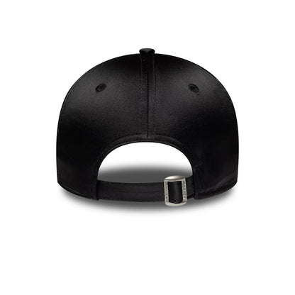 Pictured is this Womens New Era Satin Gem 9FORTY cap in black. 4