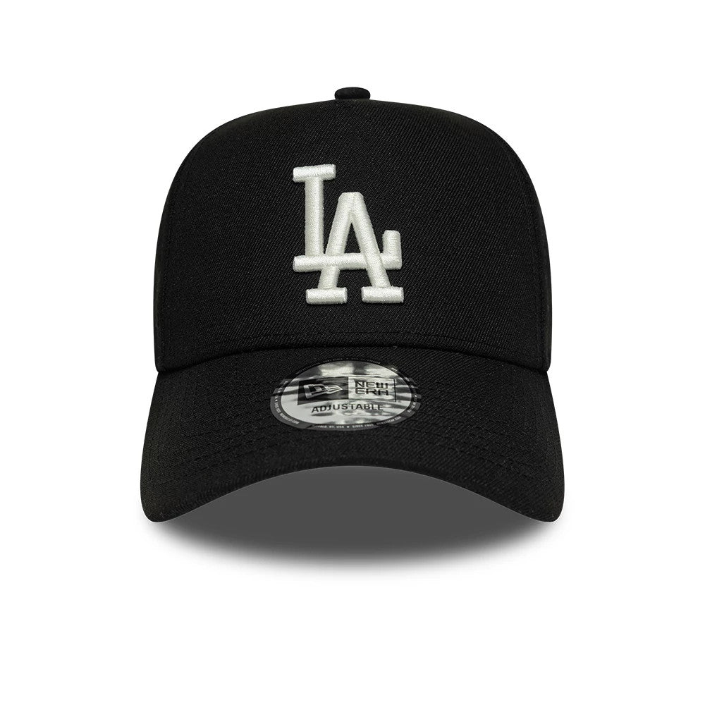 Pictured is this MLB Mythical LA Dodgers 9FORTY E-Frame cap in black. 3