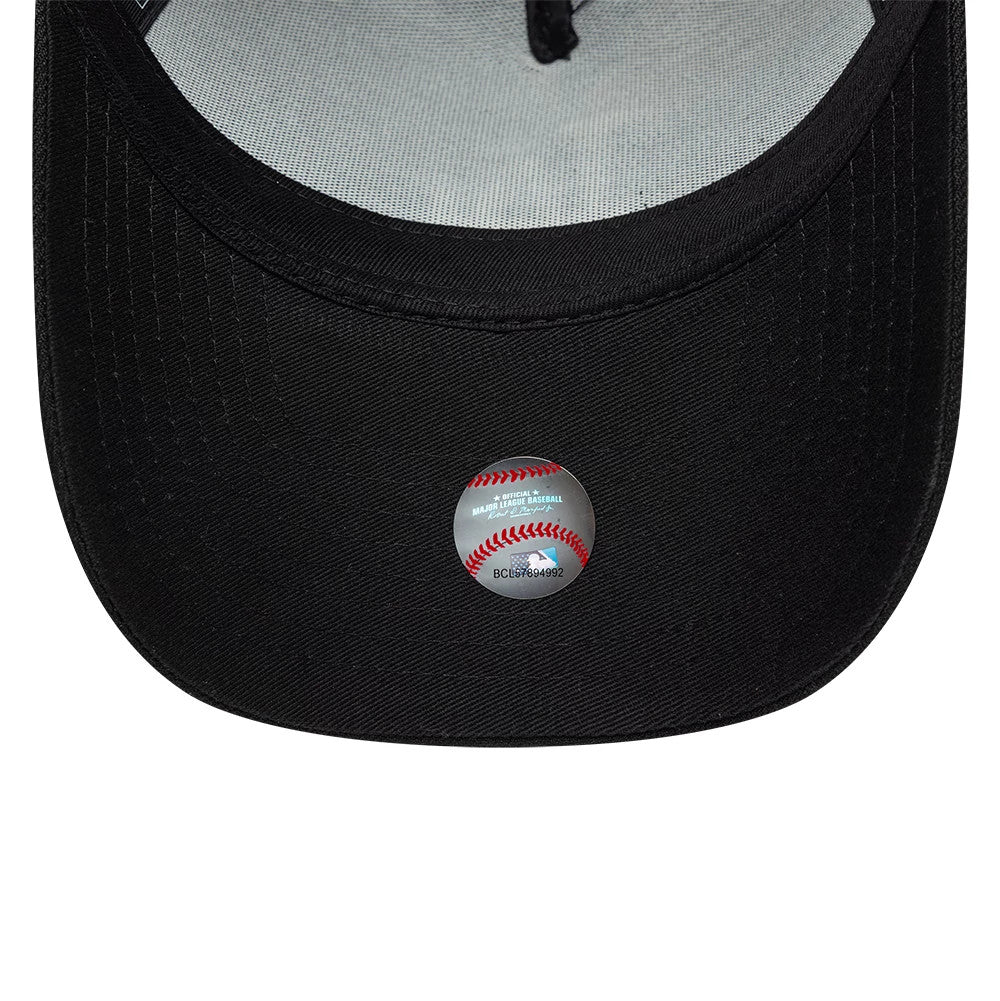 Pictured is this MLB Mythical LA Dodgers 9FORTY E-Frame cap in black. 6