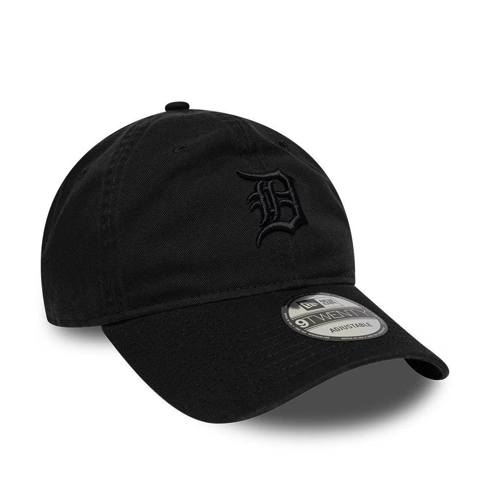 Pictured is this MLB Washed Midi Logo Detroit Tigers 9TWENTY cap in black. 3
