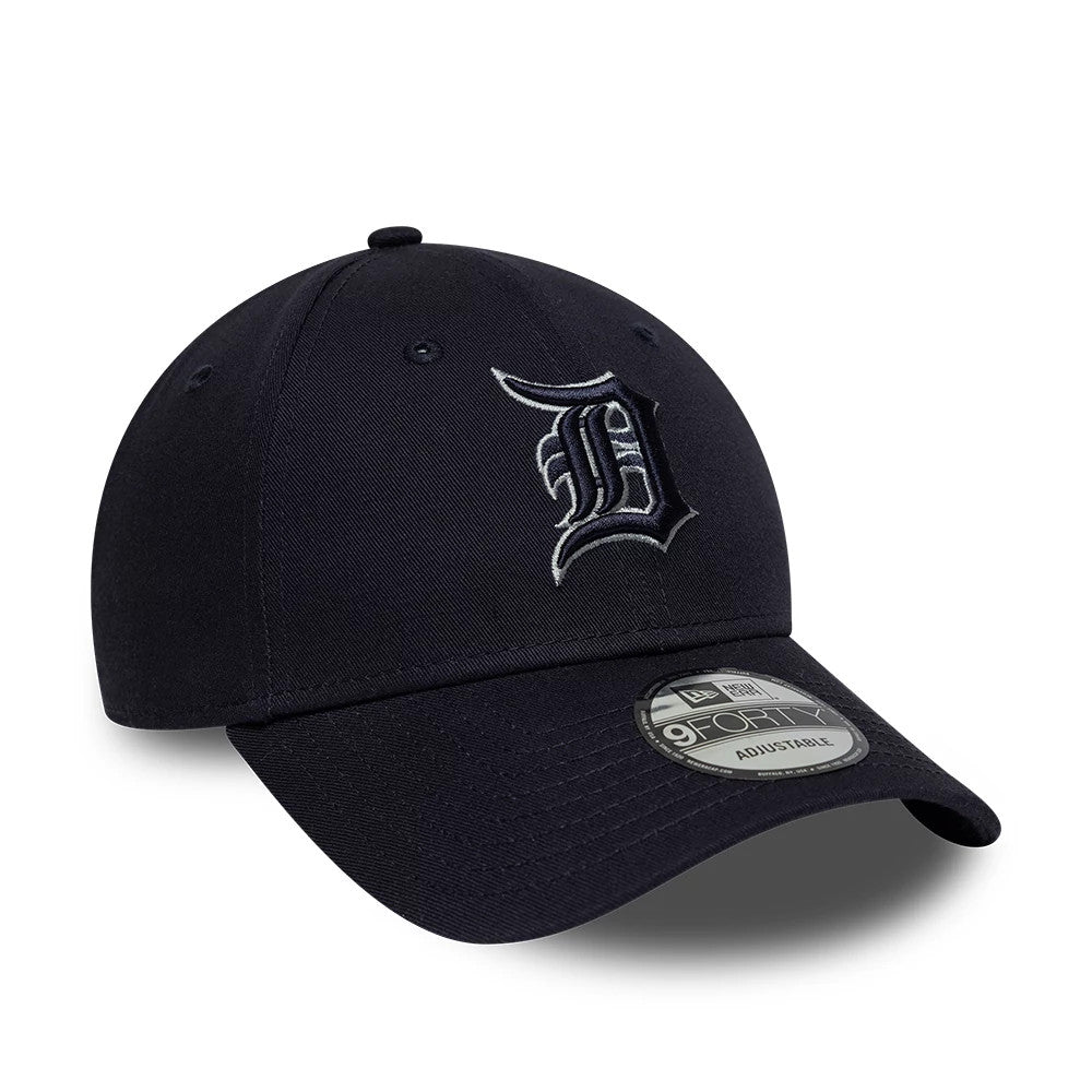 Pictured is this MLB Team Outline Detroit Tigers 9FORTY cap in navy. 3