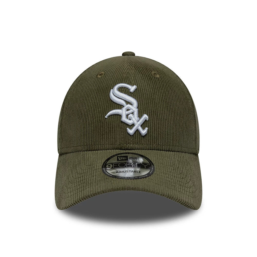Pictured is this MLB Cord Chicago White Sox 9FORTY cap in green. 2