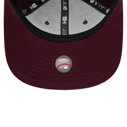Pictured is this MLB League Essential New York Yankees 9FIFTY Original Fit cap in dark purple. 5
