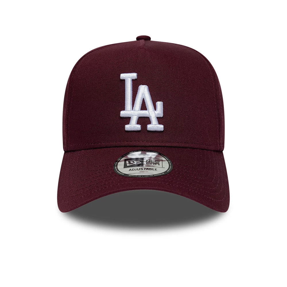 Pictured is this MLB League Essential LA Dodgers 9FORTY E-Frame cap in dark purple. 2