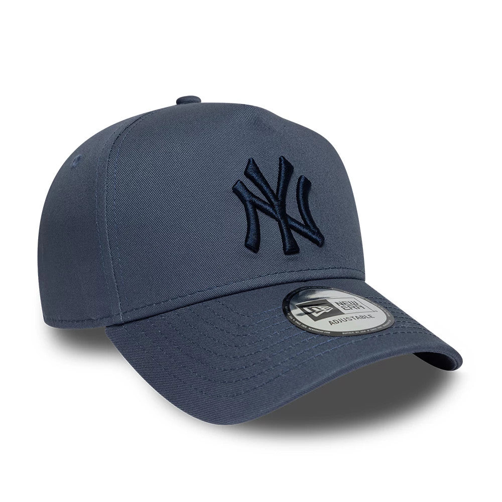 Pictured is this MLB League Essential New York Yankees 9FORTY E-Frame cap in dark blue. 3