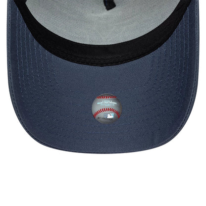 Pictured is this MLB League Essential New York Yankees 9FORTY E-Frame cap in dark blue. 5